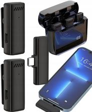 BEZPRZEWODOWY MIKROFON KRAWATOWY USB C DLA ANDROID IOS STREAMING LIVE VLOG