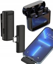 BEZPRZEWODOWY MIKROFON KRAWATOWY USB C DLA ANDROID IOS STREAMING LIVE VLOG