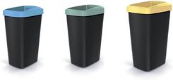 Zdjęcie Prosperplast Zestaw Koszy Na Śmieci Prostokątny 3X45L Segregacj - Wasilków
