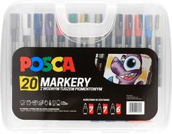 Zdjęcie Uni Zestaw Markerów 20Kol Pudełko Plastikowe Posca - Poznań