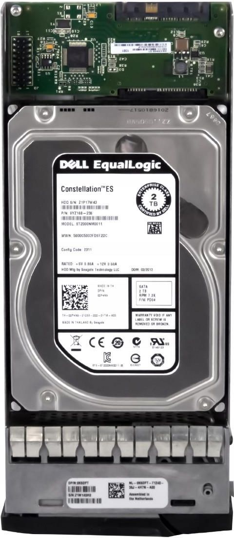 Dysk serwerowy Dell 2TB 7.2K Sata III Sas 3.5'' 0K6DPT (02P4N9 ...