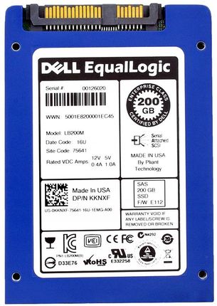 Dell LB200M 200GB Sas Hot Swap Ssd 2,5'' 0KKNXF (KKNXF)