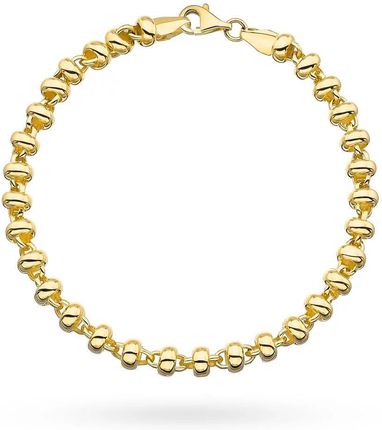Biżuteria Gabor Złota Bransoletka Z Segmentów Oczka Kółeczka 19cm 585