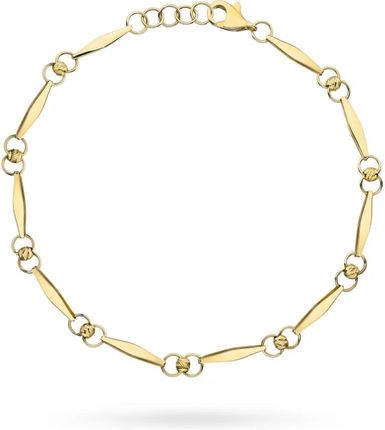 Biżuteria Gabor Złota Bransoletka Kulki I Pręciki 17,5 +1,5cm 585