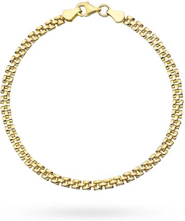 Biżuteria Gabor Złota Bransoletka Szeroka Z Segmentów 19cm 585