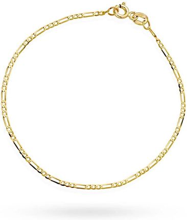 Biżuteria Gabor Złota Bransoletka Splot Figaro 18cm 585