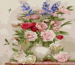 Zdjęcie Norimpex Malowanie Po Numerach Kwiaty W Wazonie 40X50 Rama 1008931 1611946989 - Sulejówek