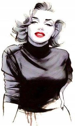 Pampicio Malowanie Po Numerach Obraz Do Malowania Marilyn Monroe 40X30 Z Ramą Drewni Ql55382Med 1628905501