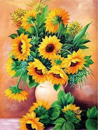 Obraz Piękny Bukiet Ze Słonecznikami Malowanie Po Numerach Rama 40X50 1635843082