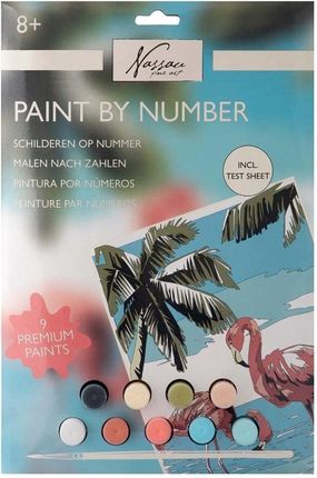 Grafix Malowanie Po Numerach Na Kartonie Flamingi 1638218063