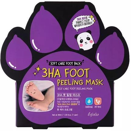 Esfolio 3Ha Foot Peeling Mask Kwasowa Maska Złuszczająca Do Stóp 2szt.