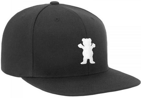 czapka z daszkiem GRIZZLY - OG BEAR SNAPBACK Black / White (BKWH) rozmiar: OS