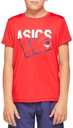 Asics Boys Gpx Tennis Ss Tee Classic Red