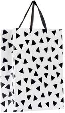 Zdjęcie Panon Torba Preznentowa Biała Trójkąty 40 X 30 Cm - Grodzisk Wielkopolski