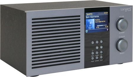 Tangent Radio Tre - system nagłośnienia all-in-one, radio internetowe, FM, DAB+, Bluetooth, WiFi, odtwarzacz CD Czarny