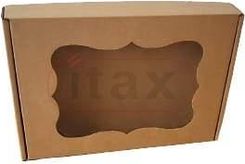 Zdjęcie Itax Karton Pudełko Ozdobne Brązowe 260X170X30 Mm Z Okienkiem - Mrocza