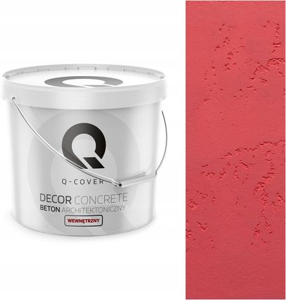 Q-Cover Beton Architektoniczny Wewnętrzny Różowy Różowa Róż 15Kg