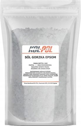 Kol-Pol Sól Epsom Gorzka Rzymska Siarczan Magnezu 1 kg