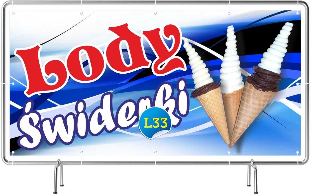 Gotowe Projekty Reklama 2Mx1M -Lody Kręcone - Ceny i opinie - Ceneo.pl