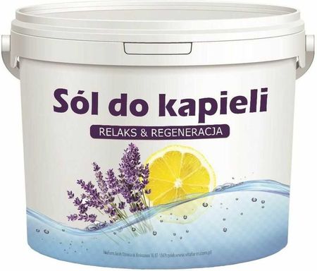 Vitafarm Sól Do Kąpieli Lawenda-Cytryna 2,8 kg