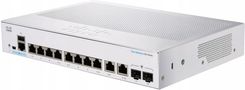 Cisco switch CBS350-8P-2G, 8xGbE RJ45, 2xGbE RJ45/SFP, fanless, PoE+, 67W (CBS3508P2GEURF)
