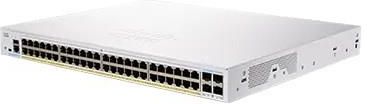 Cisco switch CBS250-48P-4X, 48xGbE RJ45, 4x10GbE SFP+, PoE+, 370W (CBS25048P4XEURF)