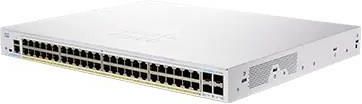 Cisco switch CBS350-48FP-4X-UK, 48xGbE RJ45, 4x10GbE SFP+, PoE+, 740W (CBS35048FP4XUKRF)