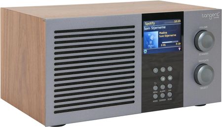 Tangent Radio Tre - system nagłośnienia all-in-one, radio internetowe, FM, DAB+, Bluetooth, WiFi, odtwarzacz CD Orzech