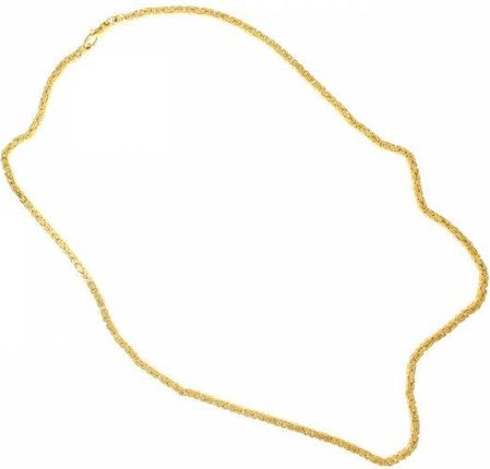 Caspol.Eu Złoty łańcuszek o splocie królewskim 55cm LA.01395 pr.585