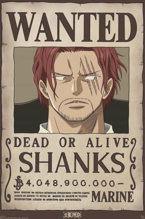 Gbeye One Piece Shanks Wanted Plakat 61X91,5 Cm