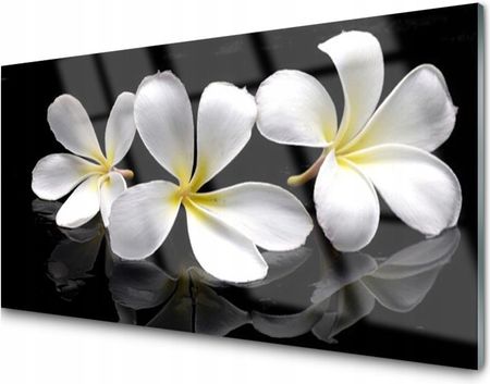 Tulup Panel Szklany Dekor Kwiaty Roślina 140X70 Klej
