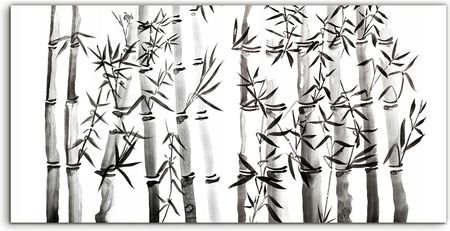 Coloray Panel Szklany Do Kuchni Sztuka Art Bambus 100X50