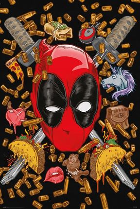 Grupoerik Marvel Deadpool Plakat Filmowy Plakaty Na Ścianę 61X91,5 Cm Poster