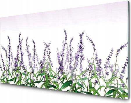 Tulup Panel Szklany Płytka Kwiaty Roślina 100X50
