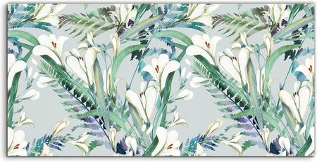 Coloray Panele Szklane Kuchnia Art Krokosmia Kwiaty 100X50