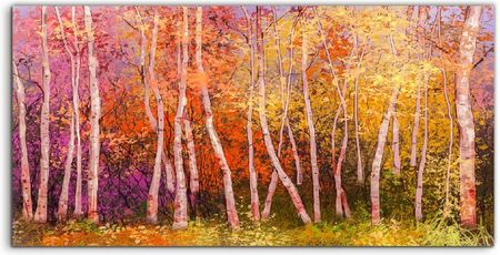 Coloray Panel Szkło Kuchnia Krajobraz Jesień Drzewa 100X50