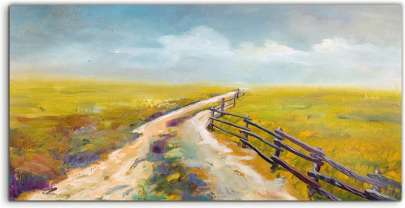 Coloray Szkło Hartowane Panel Łąka Krajobraz Droga 100X50 Opinie i