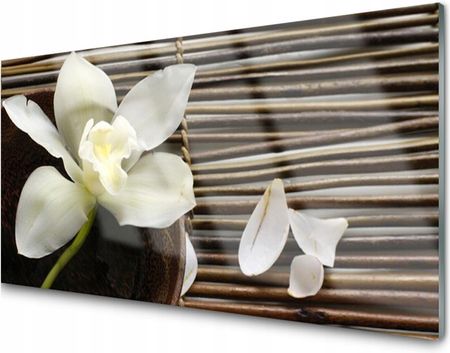 Tulup Panel Szklany Dekoracyjny Kwiat Orchidea 100X50