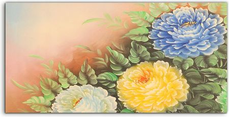 Coloray Kuchnia Panele Szklane Chryzantema Kwiaty 100X50