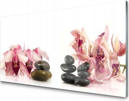 Tulup Panel Szklany Dekoracyjny Kwiat Storczyk 100X50