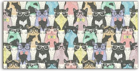 Coloray Panel Szklany Do Kuchni Art Koty Zwierzęta 100X50