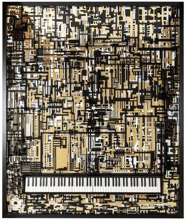Richmond Interiors Obraz Piano Wibi 188X158Cm (Wbudowany Instrument)