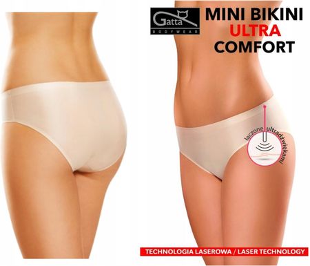 Bikini Gatta Figi Mini Comfort bezszwowe M beżowe