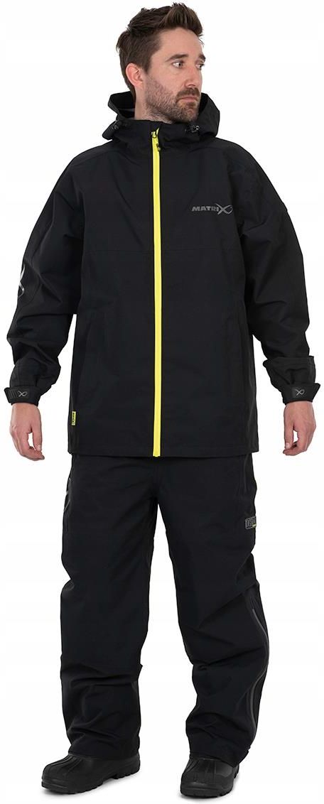 thumbnail image 2 of Matrix 10K Waterproof Fishing Jacket – Black, Size Large (New With Tags) 2 of 4