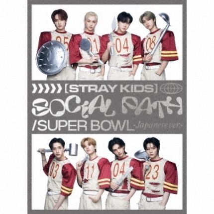 Stray Kids Social Path feat. LiSA Super Bowl wersja japońska.   Płyta CD+ZIN specjalny+Fotoksiążka+Naklejka+Kartka fotograficzna First Press Edycja li