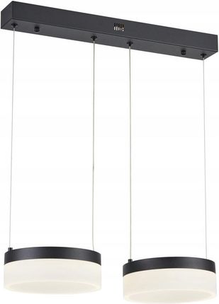 Nicki - lampa wisząca 2 płomienna LED czarna 330202-30