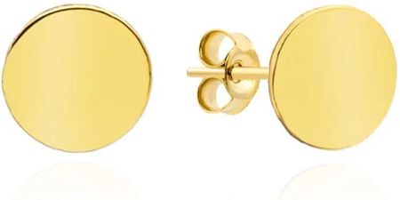 Biżuteria Gabor Złote Kolczyki Wkrętki Kółka Na Sztyfcie 4Mm 585