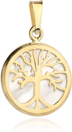 Biżuteria Gabor Złota Zawieszka Drzewko Szczęścia Z Masą Perłową 585