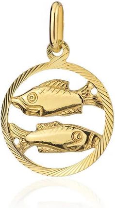 Biżuteria Gabor Złota Zawieszka Znak Zodiaku Ryby 585