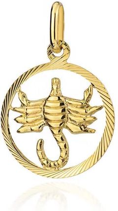 Biżuteria Gabor Złota Zawieszka Znak Zodiaku Skorpion 585